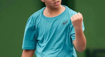2022 ASICS亚瑟士青少年网球巡回赛南沙圆满落幕，学员梁皓凯夺冠！